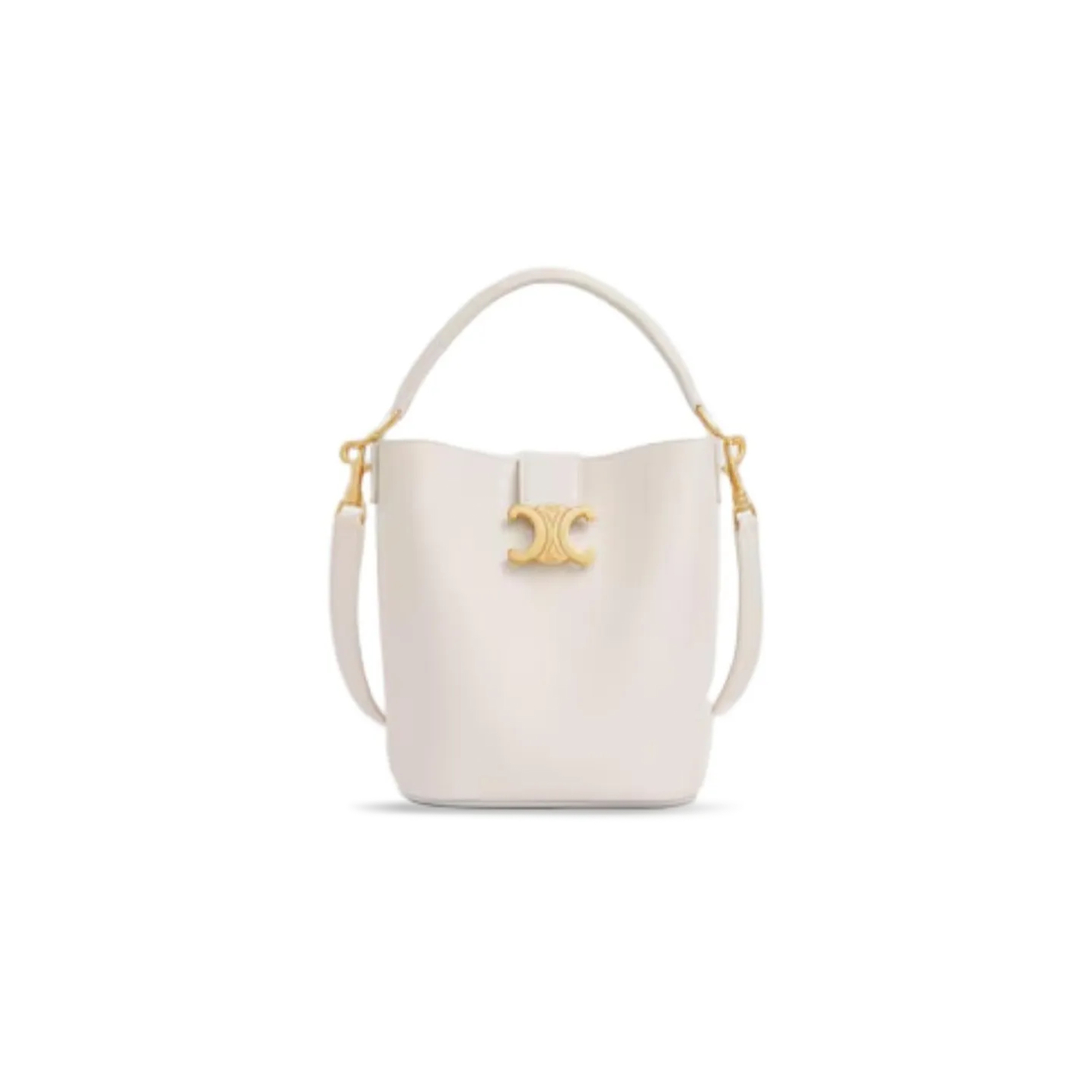 CELINE SMALL BUCKET LOUISE IN SMOOTH CALFSKIN 119173FX9.01RC (19*16*12cm)